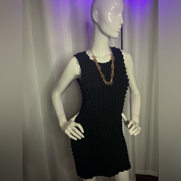 NWT Bubble Jersey Sleeveless Mini Dress - Picture 4 of 5
